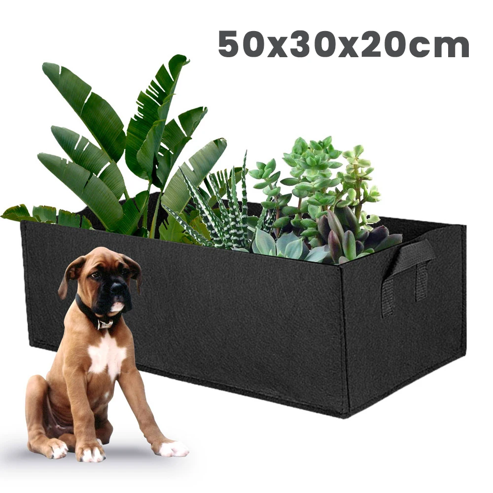 1/5pcs Non-woven Fabric Planting Bed Breathable Grow Bag Garden Plant Bed Planter Container for Vegetable Flower Herb Growing