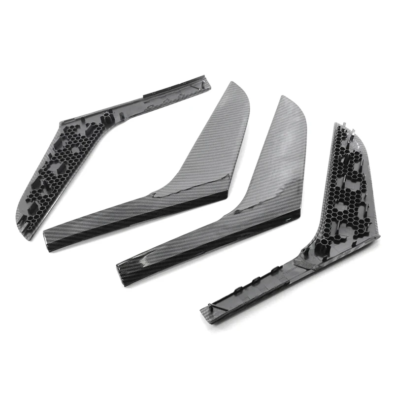 Carbon Style Set Of Interior Door Trim For Pull Handle 5K4868039A 5K4868040A For VW Golf Mk6 2010-2013 Replacement