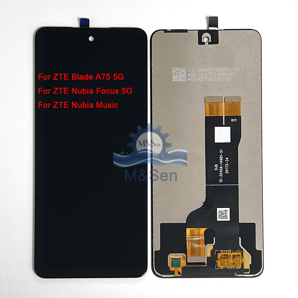 Original For ZTE Blade A35 5G /A55 5G Z2450 LCD Display Screen +Touch Panel Digitizer For ZTE Blade A75 4G LCD