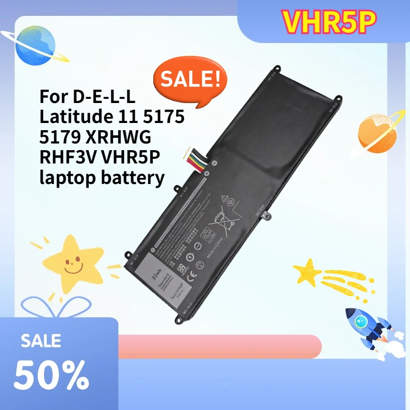 

4500mAh High quality Compatible with D ell Latitude 11 5175 5179 XRHWG RHF3V VHR5P laptop battery