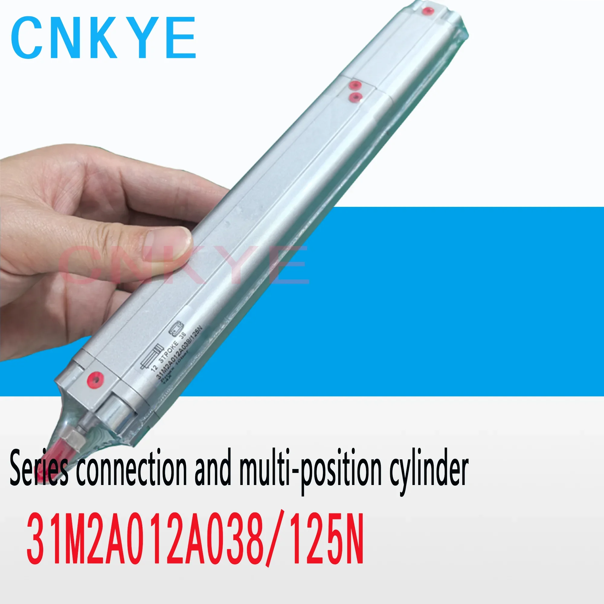 Series connection and multi-position cylinder 31M2A012A038/125N
