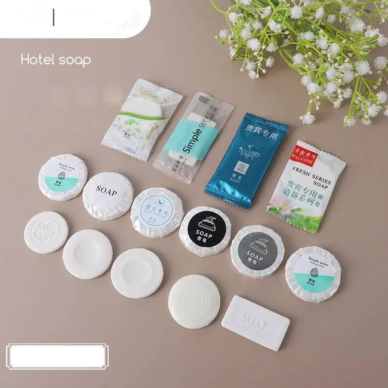 20/50pcs Multi Functional Soap Hotel Room Disposable Soap Round Soap Tablets Wholesale Toiletries Homestay Inn