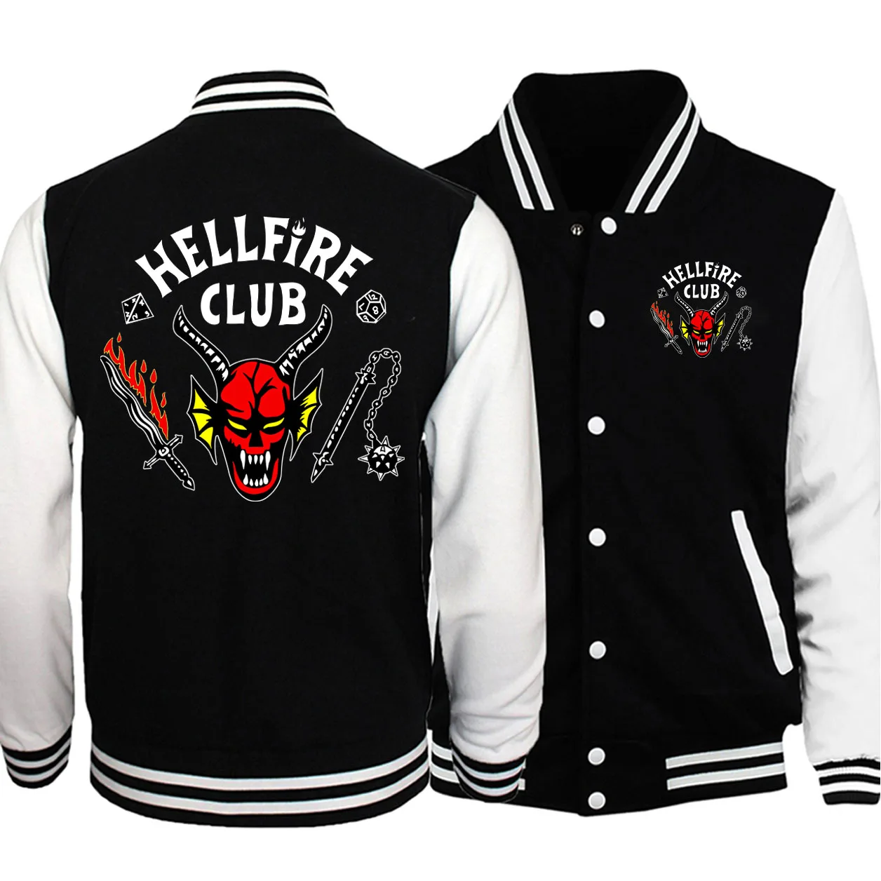 Custom The Logo/Word Jacket Loose Black Clothes DIY Pattern Men Baseball Clothes Autumn Winter Warm Tops Warm Fleece Hoodies