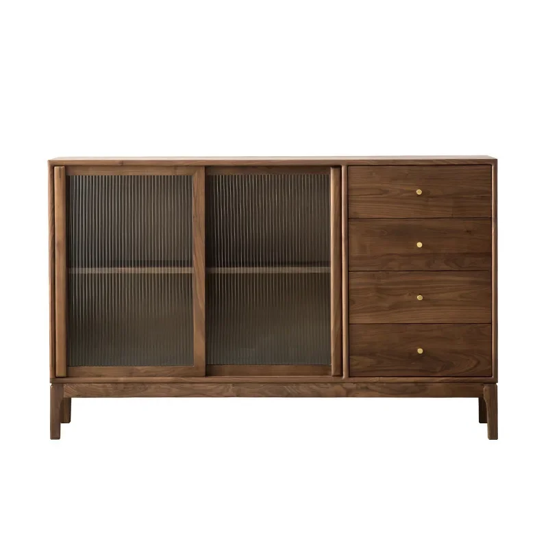 

Nordic all solid wood side cabinet