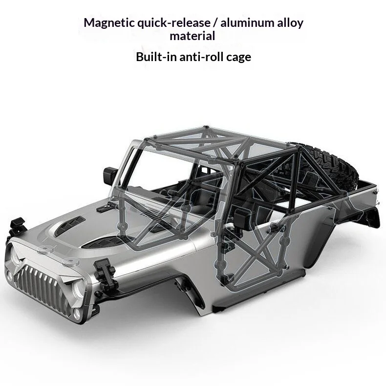 

MJX H12P H12Y remote control car Original accessories Car shell Including lights spare tire remote control Chassis armor Rc