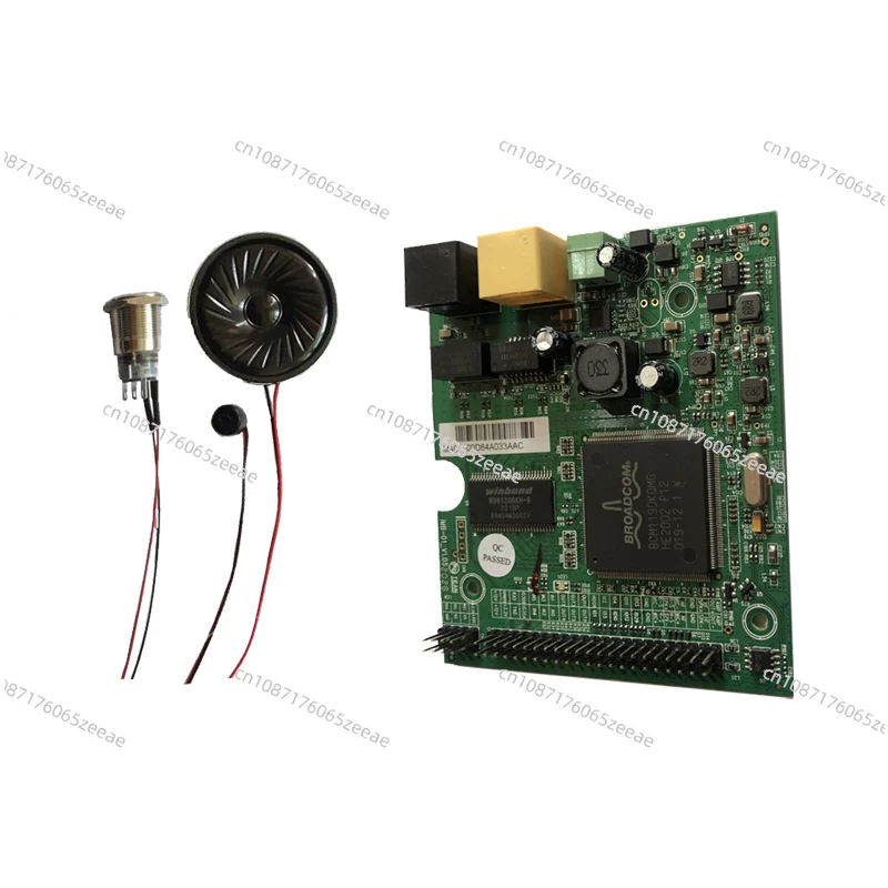 IP Intercom PCB Board VoIP Emergency Intercom PCB SIP PCB Control Board with Mic Speaker Emergency Button