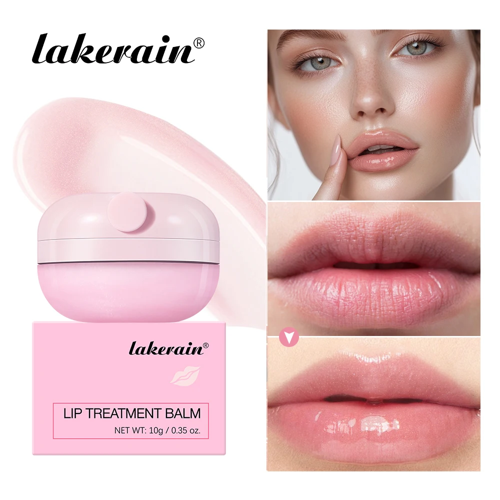 Lip Treatment Balm Hydrate Visibly Plump Lips Exfoliating Clean Moisturizer Makeup Beauty Health Care Products Skin Care Gift