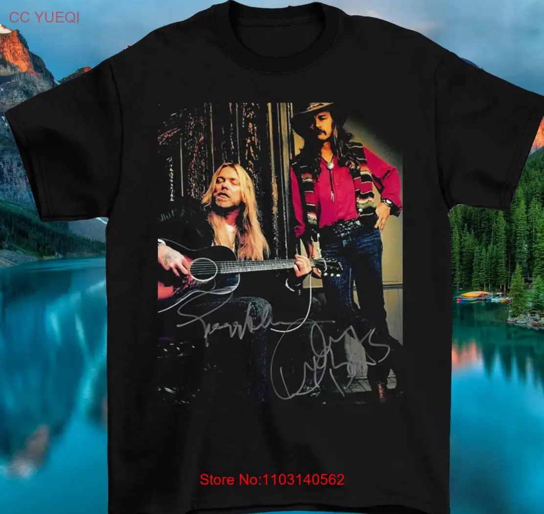 Gregg Allman Dickey Betts Singned Thank You The Memories T Shirt S-5XL