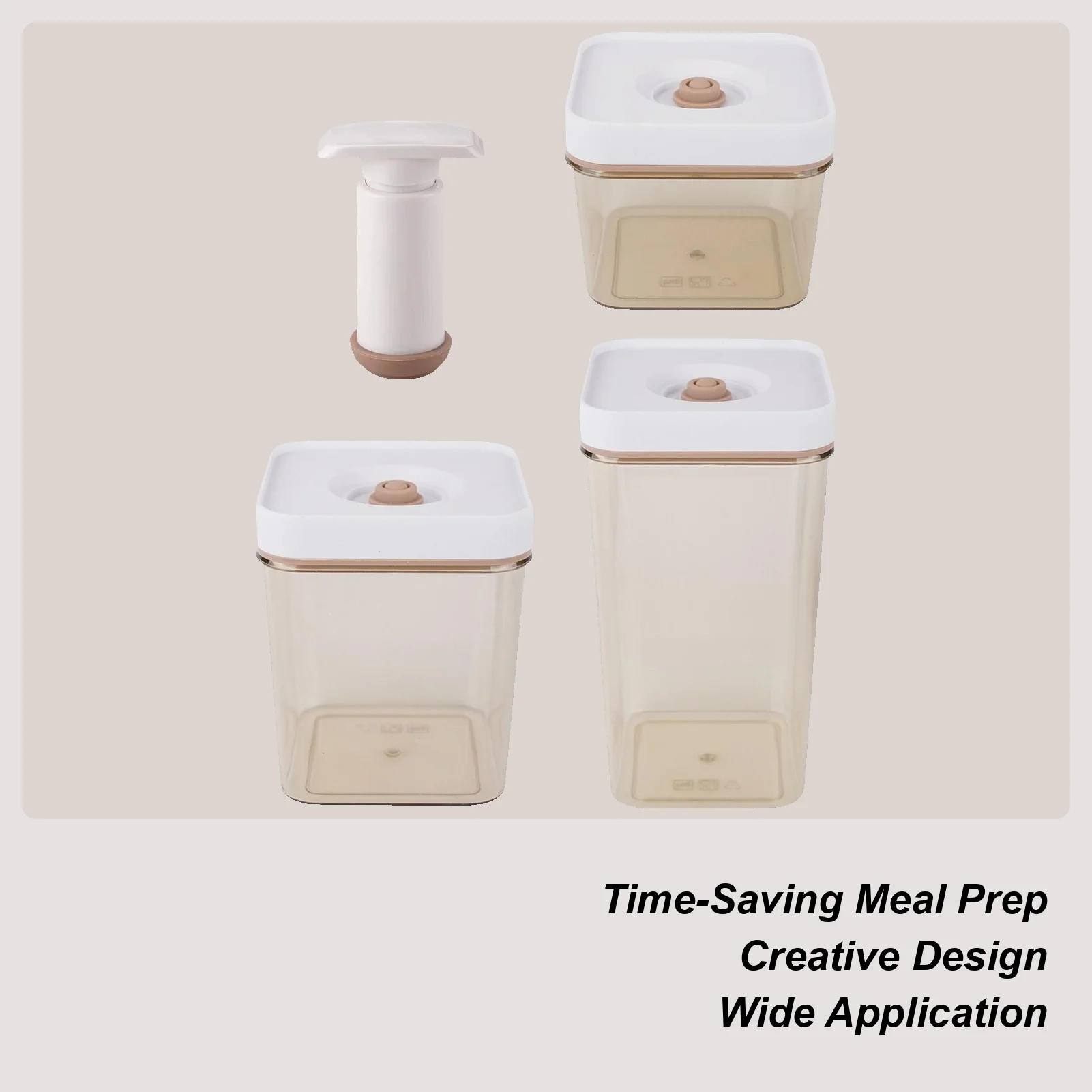 

Kitchen Storage Containers Vacuum Fruit Storage Containers Microwave-Safe Lunch Box Refrigerator Sealed Jar For Kitchen Home