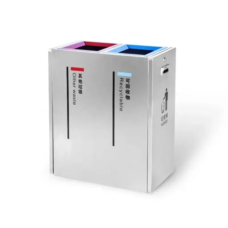

Новые выдвижные металлические контейнеры для переработки из нержавеющей стали, мусорная корзина, мусорное ведро