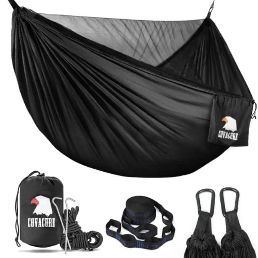 

Camping Hammock - Lightweight Double Hammock, Hold Up to 772lbs, Portable Hammocks for Indoor, Outdoor, Hiking, Camping, Backpa