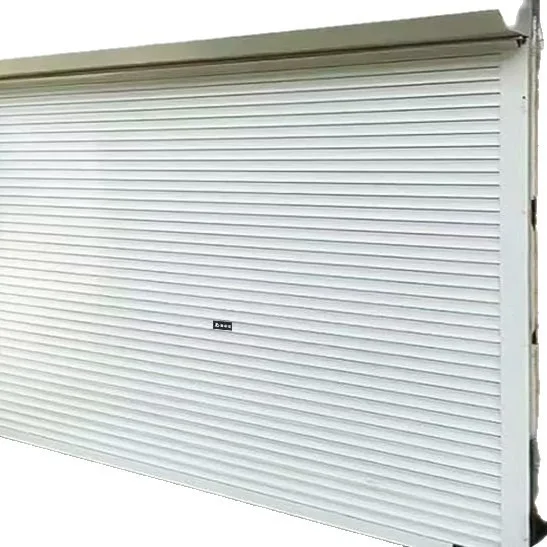 Aluminum Electric Rolling Door, Windproof Garage Door, Automatic Sensor, Fast Opening, Color Steel, Industrial Warehouse Use