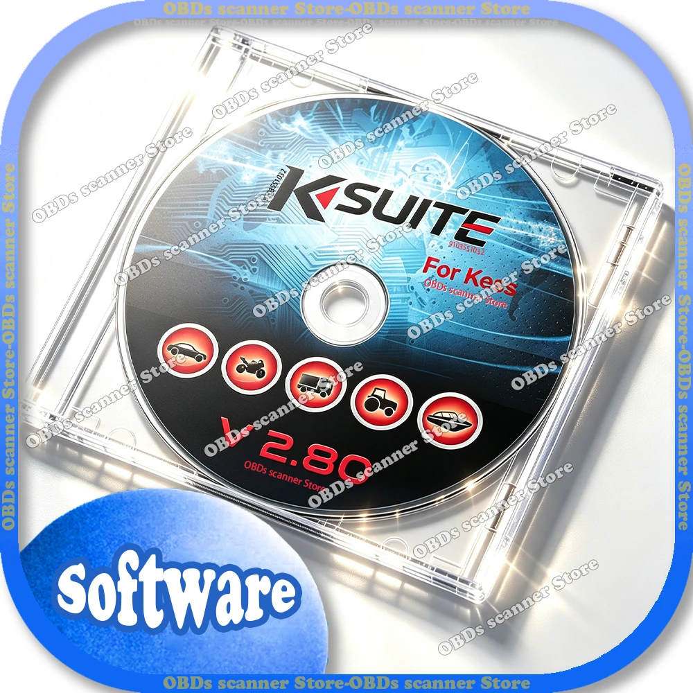 New Ksuite 2.80 Software For Kess V5.017 ECU Master Online Ksuite SW 2.80 OBD2 Programmer Tool Diagnostics Tuning Link CD USB