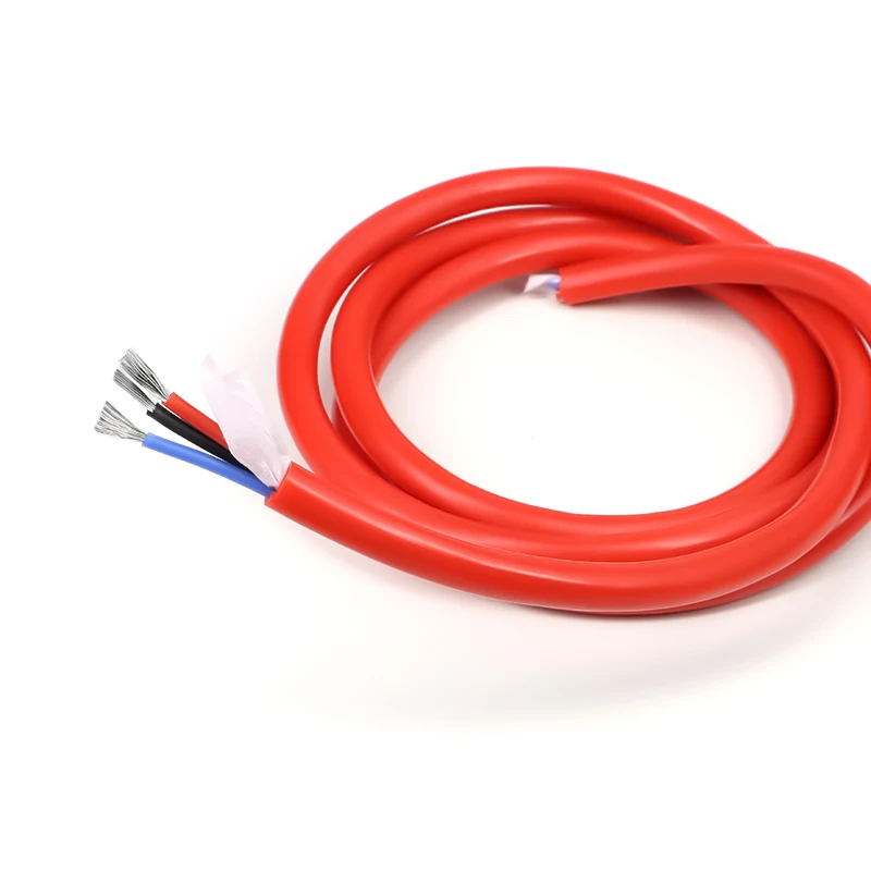 

5M Sq 0.3 0.5 0.75 1 1.5 2 4mm Ultra Soft Silicone Rubber Insulated Flexible Copper High Temperature Wire Cable 2 3 4 6 Cores