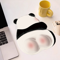 New Cute Anti-Slip Computer Office Advanced Induction Keyboard Hand Support Powder Farting Panda Mouse Pad Wrist Pad