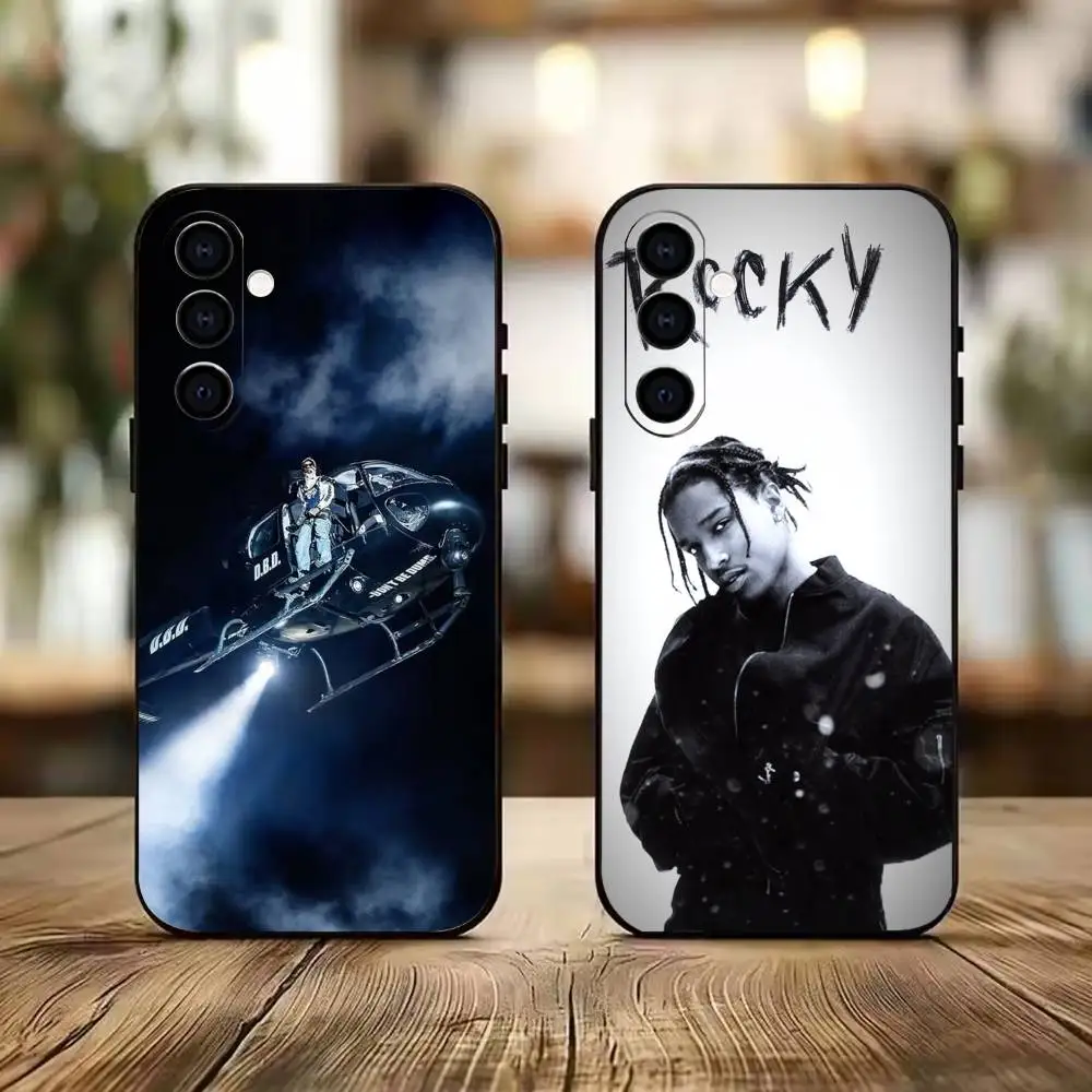 Rapper A-ASAP R-Rocky   Black Soft Silicone Phone Case for Samsung A73 20,21,22,31,32,52,53,72