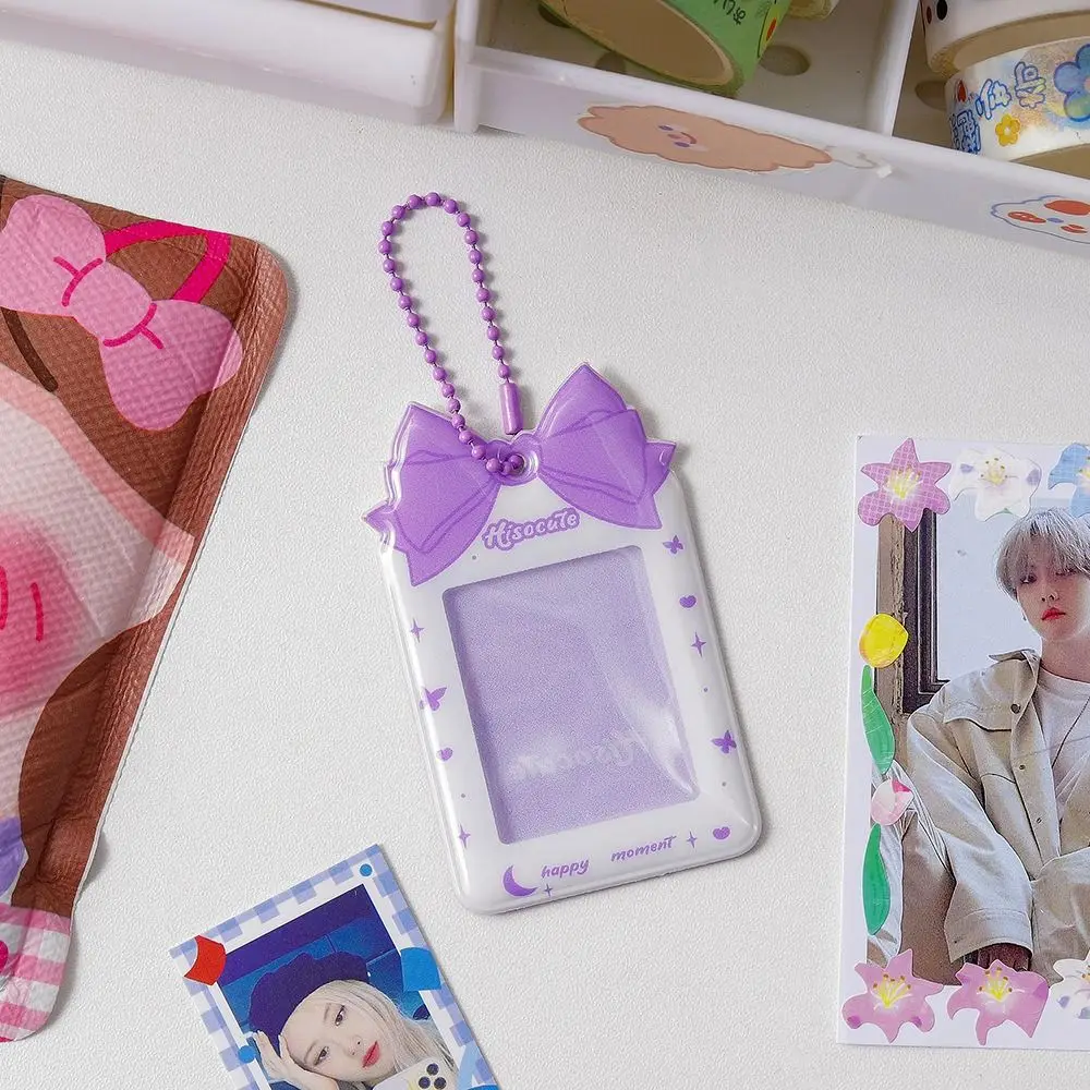 Photocard Holder Transparent Photo Sleeve Student Bus ID Card Case Idol Photo Card Protector