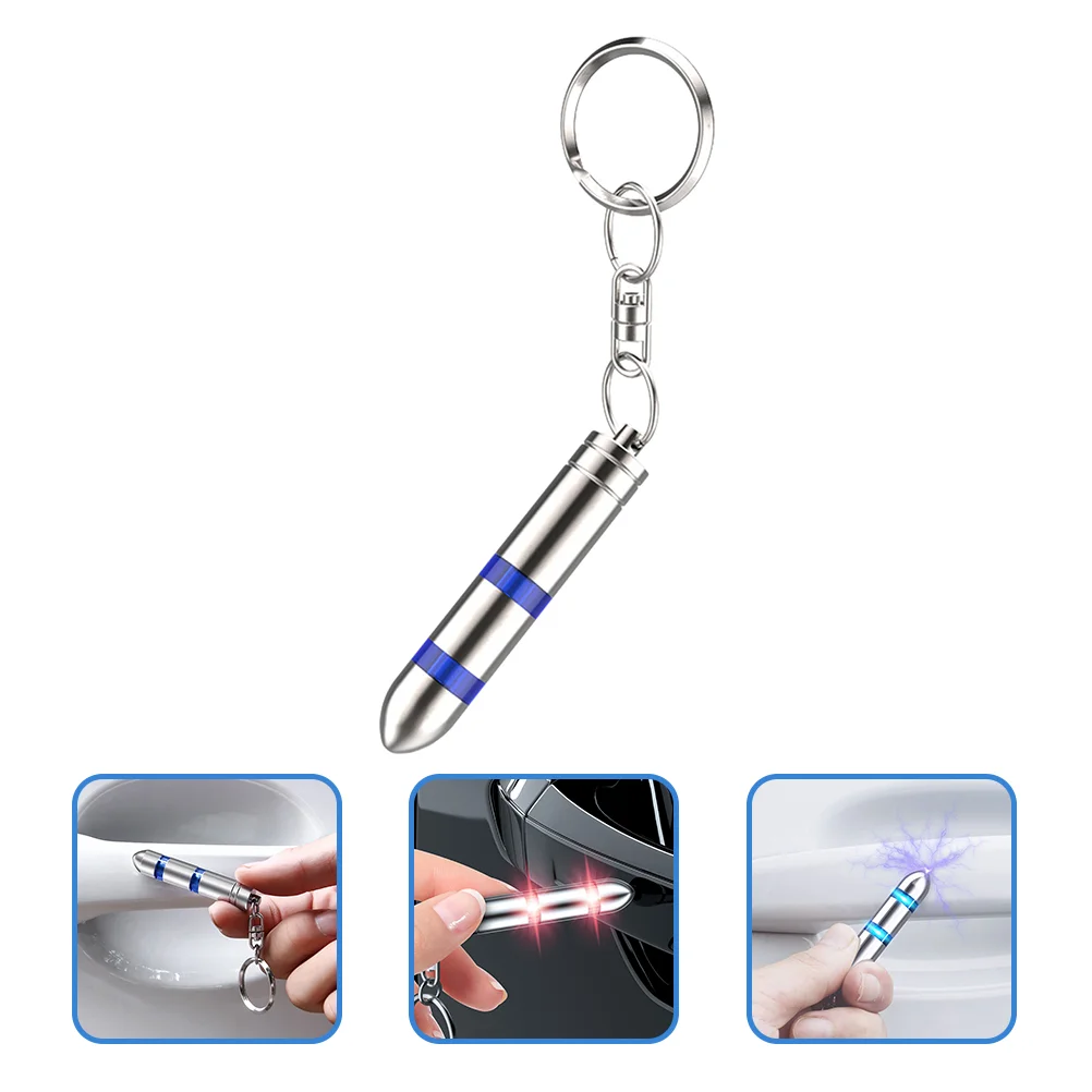 Automotive Anti-static Key Chain Keychain for Car Supplies Ring Creative Rod