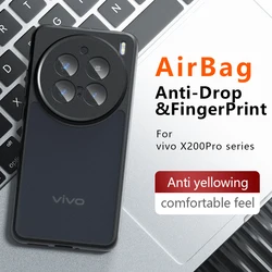 Case For VIVO X300 Ultra X300S X200 Pro Frosted Skin Feel Matte PC TPU Anti-fingerprint Transparent Cover For VIVO X300 Ultra