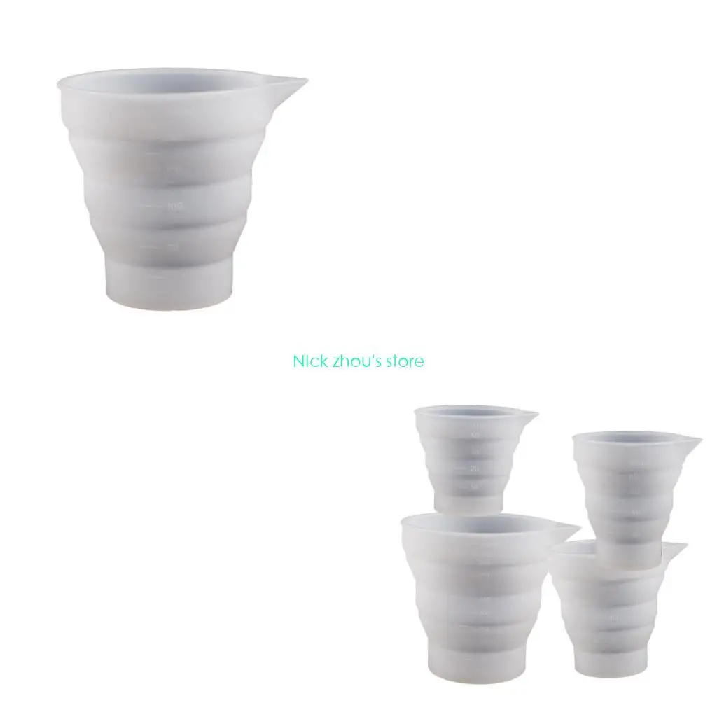 

E15E Складная чашка для литья из эпоксидной смолы, DIY ювелирный инструмент для искусства и ремесел из смолы