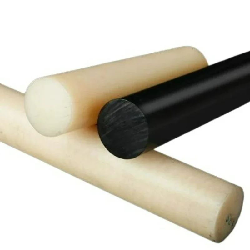 ABS-Kunststoff-Rundstange, Durchmesser 3–35 mm, Länge 500 mm, schwarz-beige Stange, hohe Härte für CNC-Bearbeitung, Industrie und Heimwerkerprojekte. – Detail 4