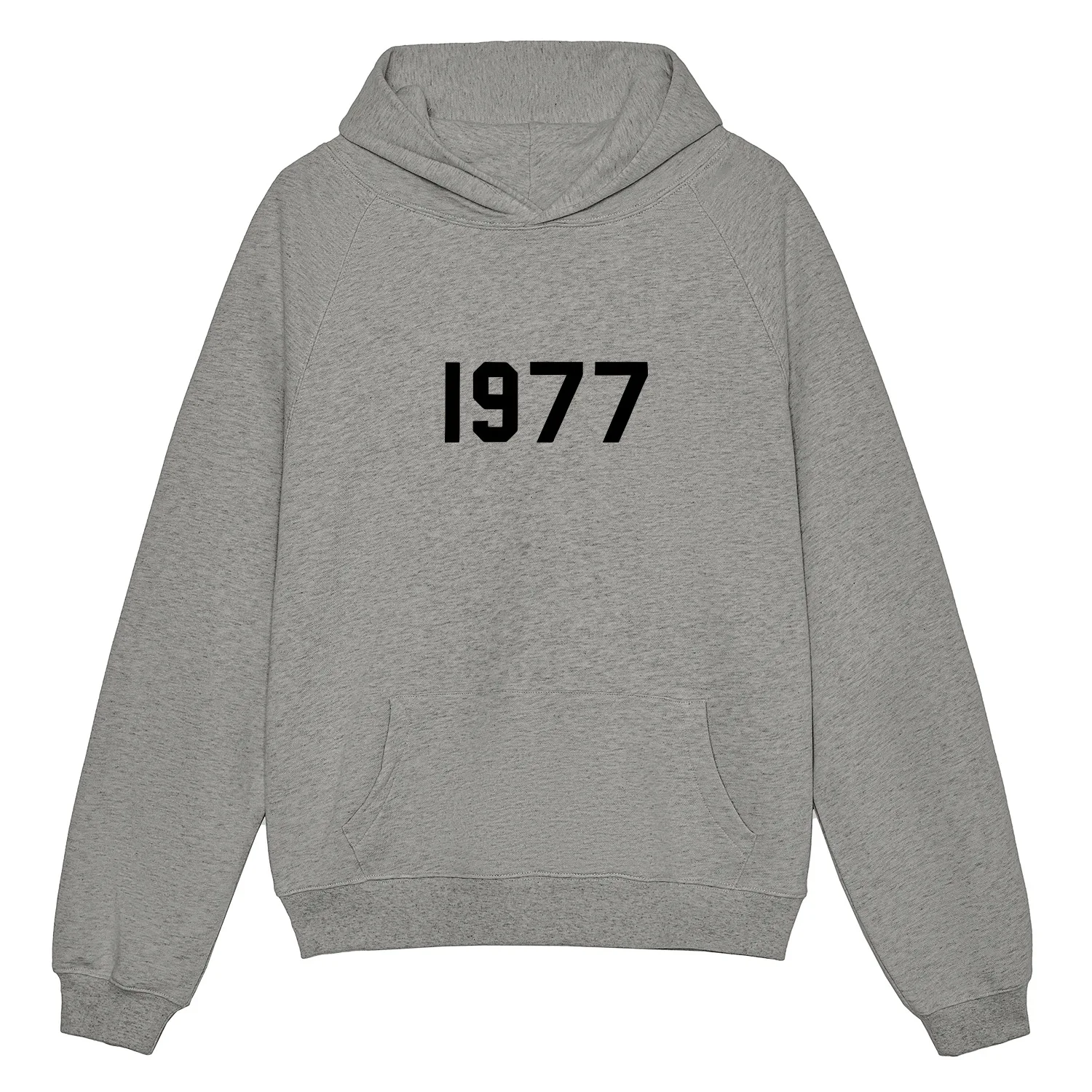 1977 Patterned men\'s and women\'s casual sweater Street hoodie knit retro hip hop knit hoodie retro pullover