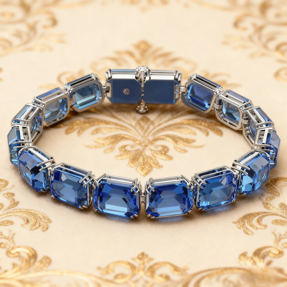 

Модные аксессуары 2025 года New Deep - ногти - стержень Tech Colored Precious - каменный браслет, градиент - огранка, роскошные ювелирные изделия