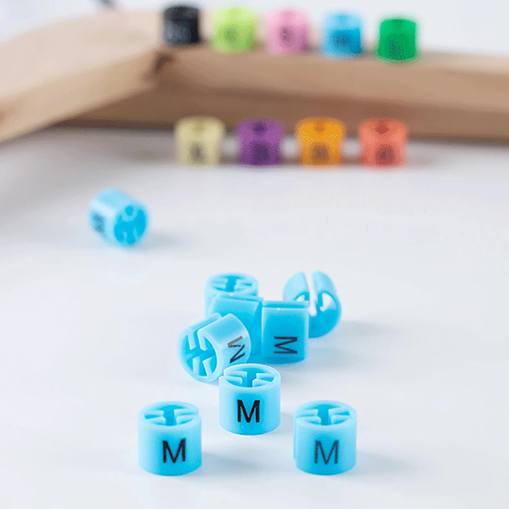 

Colored Tabs Size Clip Clothes Sizing Tags for Clothing Plastic Color- Coding Sizes Hangers Markers