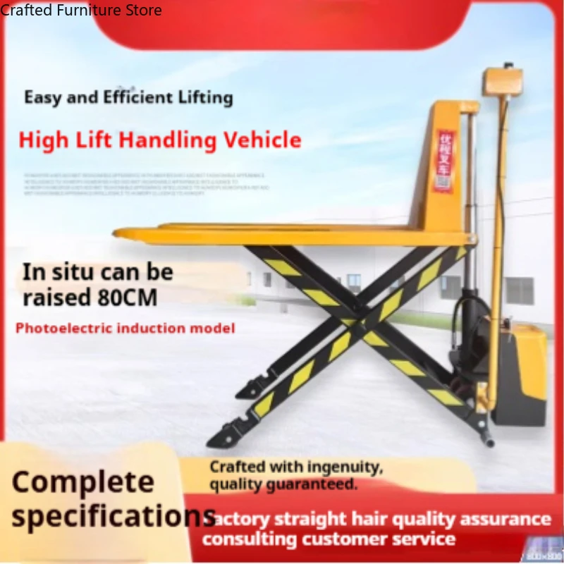 

Manual Lifting Forklift Truck Scissor-type Hydraulic Forklift Truck Mechanism Commercial Furniture Carretilla Elevadora ZY60CC