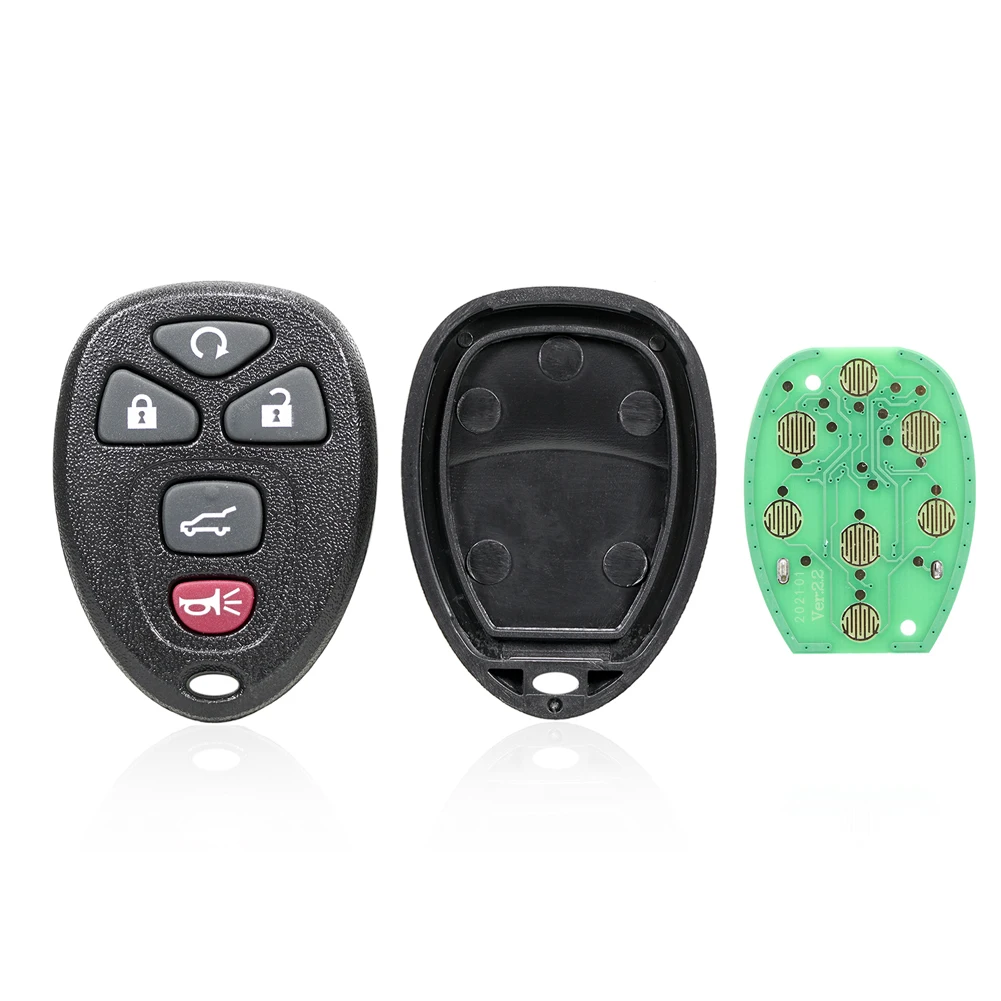 5 Buttons Remote Car Key 315Mhz Keyless Go Remote Control Car Key for Buick Enclave Escalade for Chevrolet Suburban
