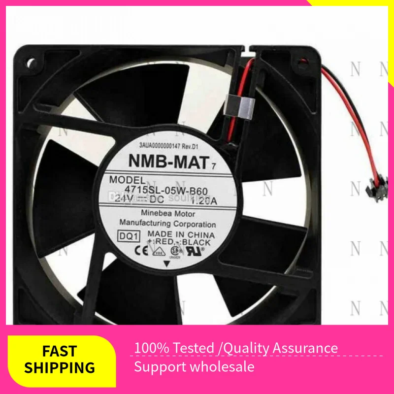 

Охлаждающий вентилятор высокого уровня YJJ 4715SL-05W-B60 24 В 1,20 А 120*120*38 мм