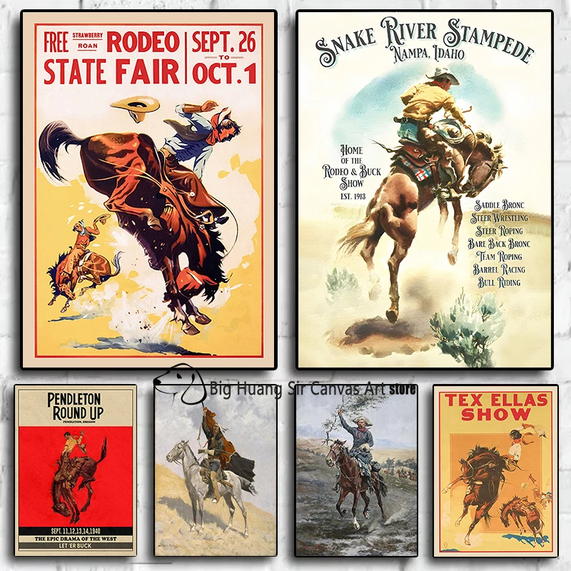 Vintage Western Cow… - image