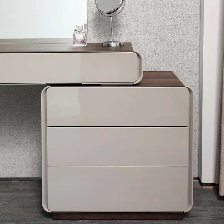 Bedroom Modern Minimalist Dressing Table Storage Cabinet Integrated High Sense Makeup Table Small Apartment Dresser