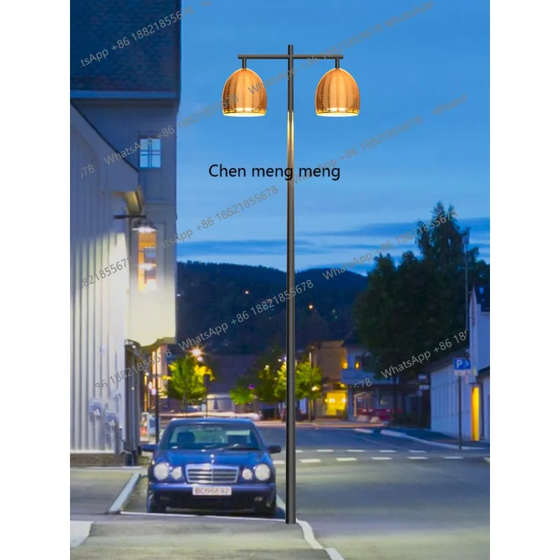 

Simple Modern Garden Solar High Pole Light Outdoor Community Garden Light Scenic Area Block Road Street Light