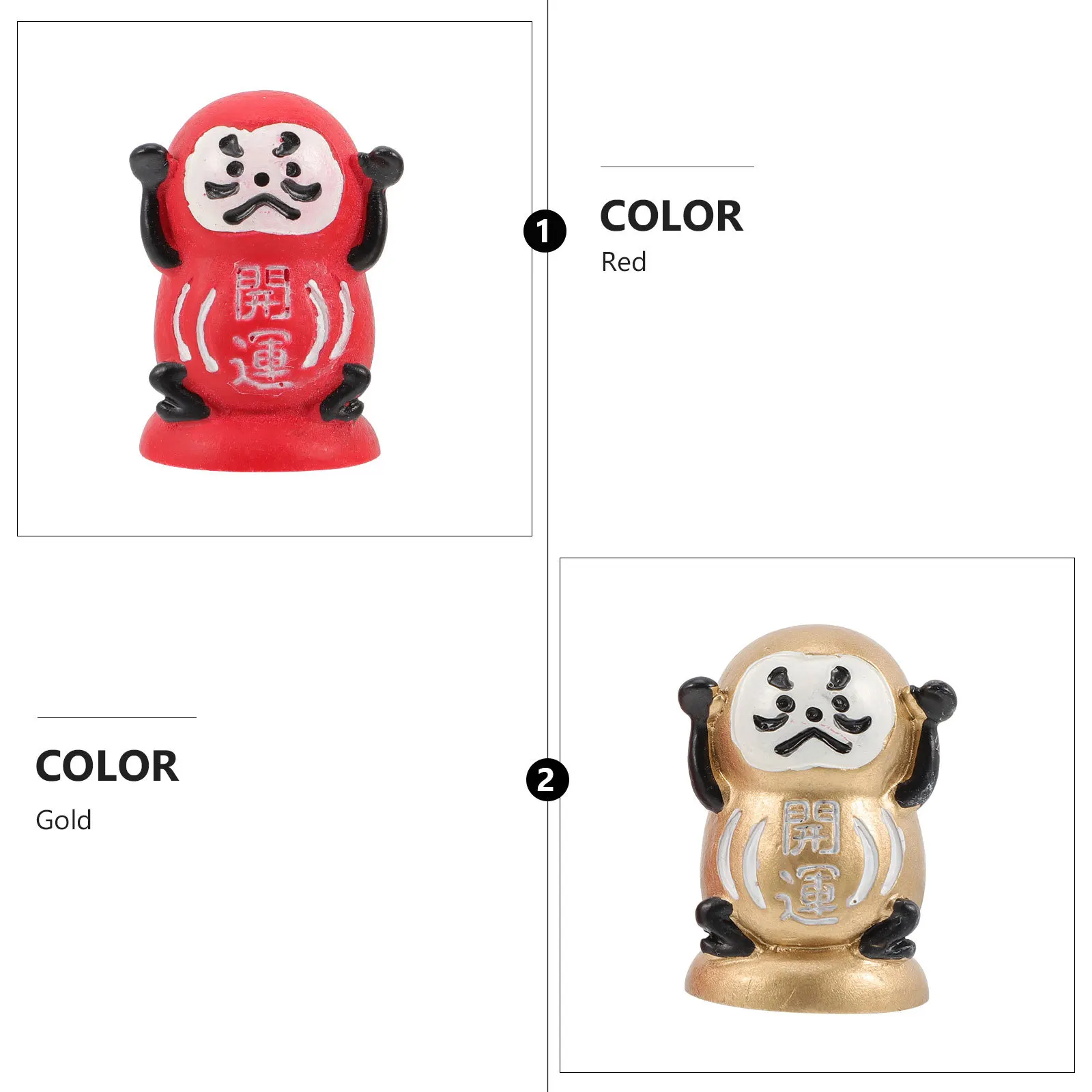 

2 Pcs New Year Decorations Asian for Home Japanese Festive Resin Music Ornament