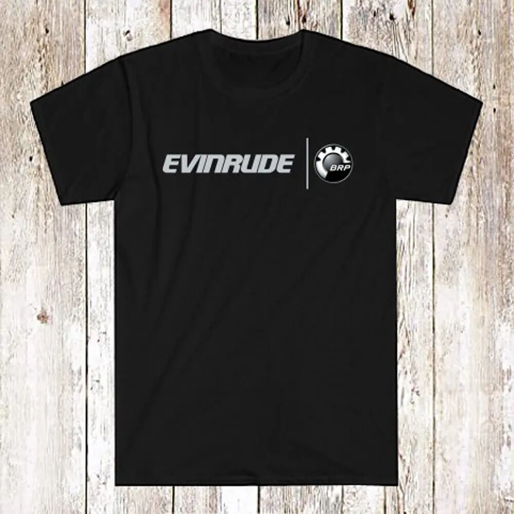 Evinrude Outboards Men's Black T Shirt Size S 5XL