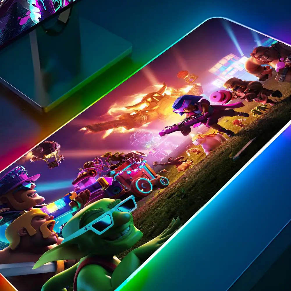 

S-Ships Ahoy C-Clash Of C-Clans Mouse Pad RGB Backlit Mouse Pad Laptop Mouse Pad Laptop Gamer Computer Desk Gaming Accessories