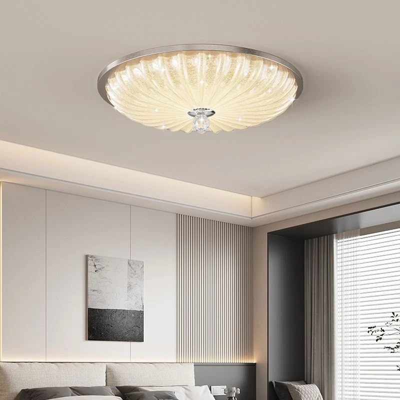 Simple Crystal Iron Acrylic Ceiling Light Living Room Bedroom Entrance Homestay Bathroom Luxury Decoration Lighting Fixtures