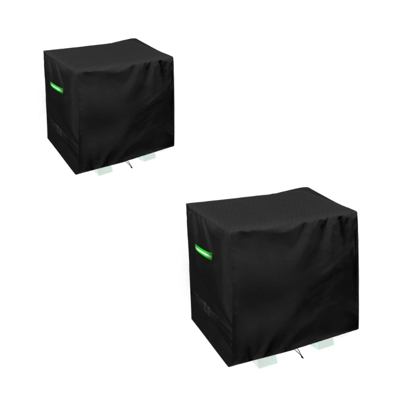Outdoor Equipment Air Compressor Cover for Stored Machines with 600D Fabric Construction for Garage or Outdoor Equipment B03E