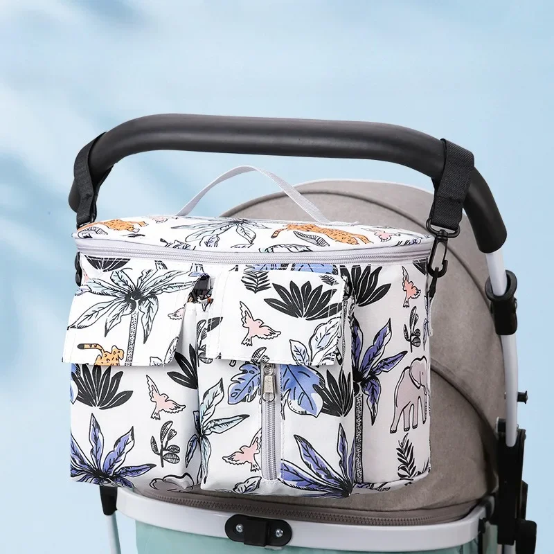 Portable Baby Stroller Diaper Bags Pram Hanging Bag Strollers Organizer Mummy Bag Buggy Cart Basket Hook Carriage Accessories