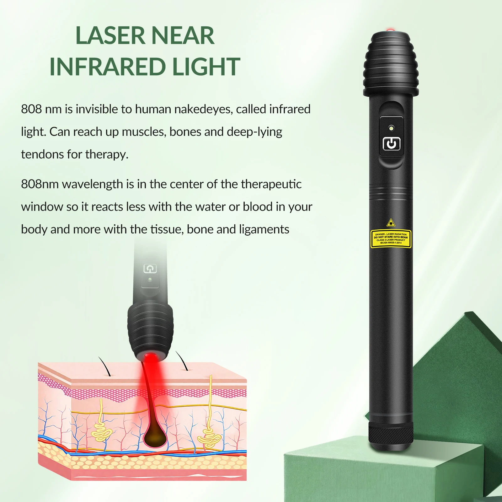 

2026 Class 4 Cold Therapy Device Animals Physiotherapy Red Light Therapy for Dogs Pain Relief with 808nm 650nm 1000mW