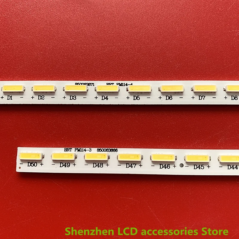 Tira de retroiluminação LED para retroiluminação, comprimento de 47,2 cm, 50LED, LED42B1000C LED42C30001 LED42C3080I LED42B1000C CHGD42LB11-LED7020 CHGD42LB11/12