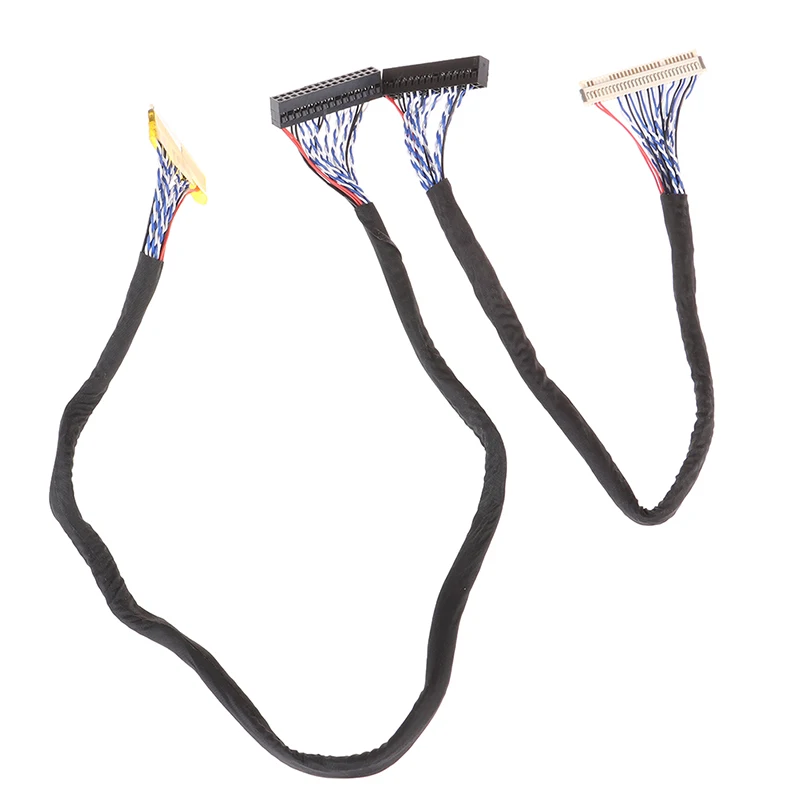 1PC 2ch 6-bit 30 Pins LVDS Cable - LVDS Cable FIX-30P-S6 30pin Double 2 Ch 6-bit Dual 6bit LCD Panel Screen Cable