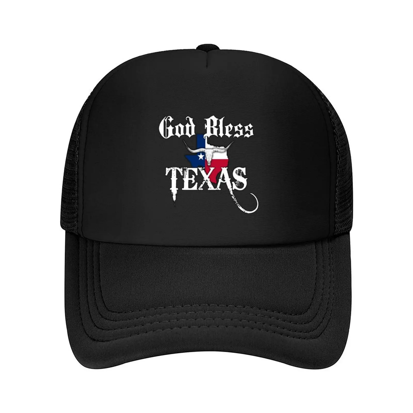 

GOD BLESS TEXAS Baseball Cap Visor Anime Hat Streetwear Gentleman Hat Female Men's