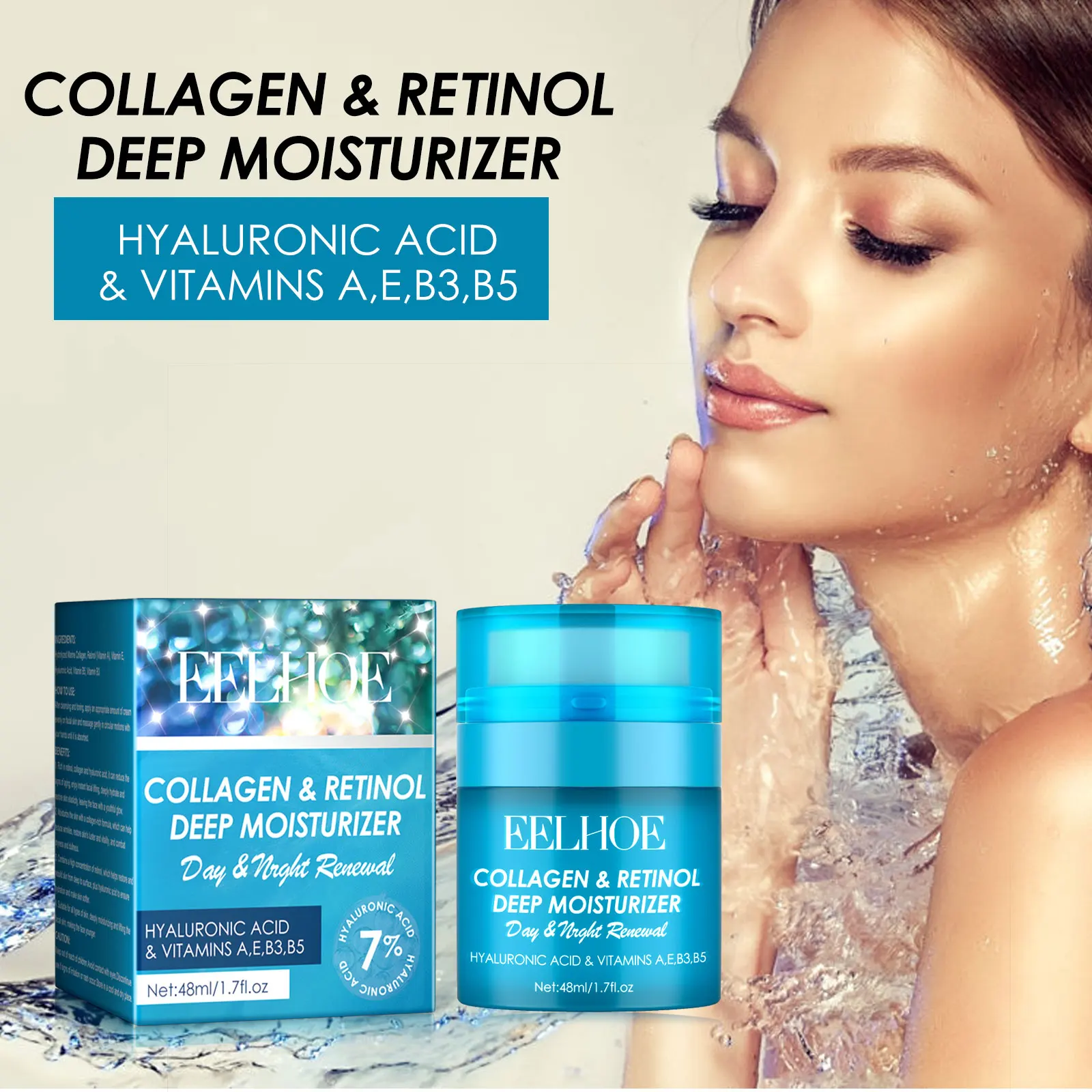 

Retinol Deep Moisturizer – Hydrates, softens fine lines, firms & smooths skin
