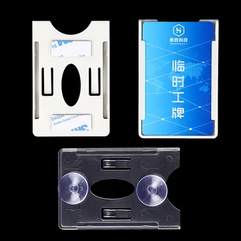 자동차 카드 슬리브 주차 티켓 클립, 앞 유리 태그 ID 카드홀더 슬리브, 자동차 카드홀더 정리정돈
