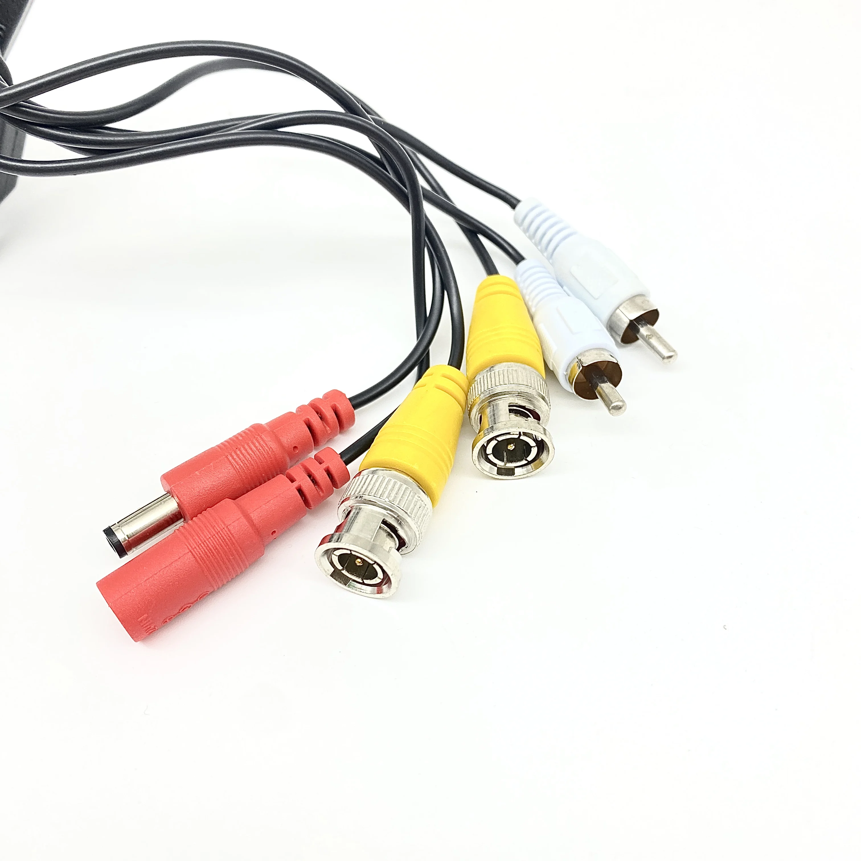 BNC DC RCA Video daya kabel Combo 5-50m CCTV kamera keamanan kabel ekstensi untuk Video Audio dan transmisi daya