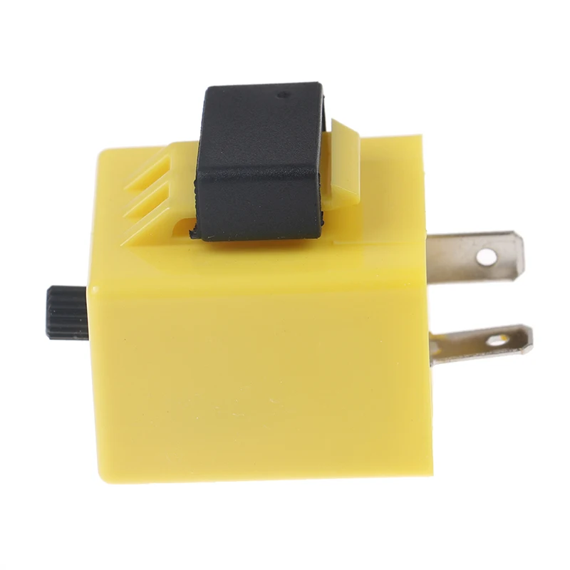 1pcs 12V 2 Pin Adjustable LED Indicator Flasher Relay Module For Motorcycle Motorbike Turn Signal Light