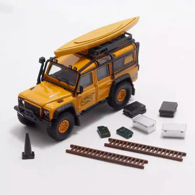 Master 1:64 Scale LR Defender 110 4x4 Alloy Simulation Car Model Static Collection Decorated Holiday Gifts Toys Souvenir Gift