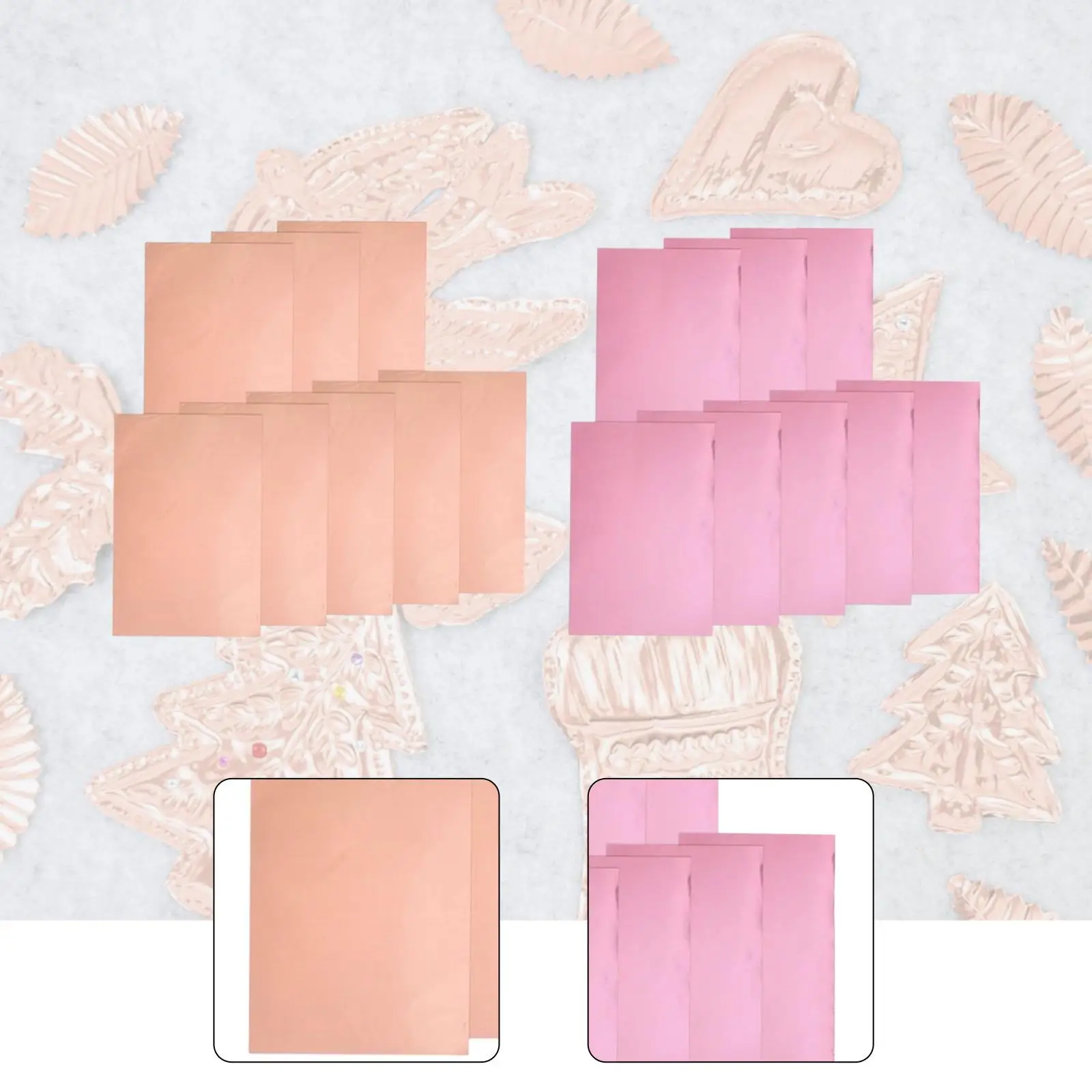 8 Pieces Metallic C… - image